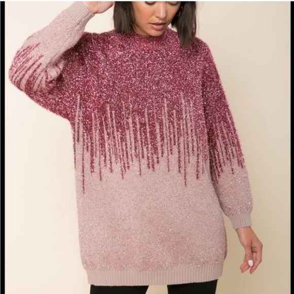 RAGA Kylie High Neck Sparkly Sweater - Picture 6 of 15